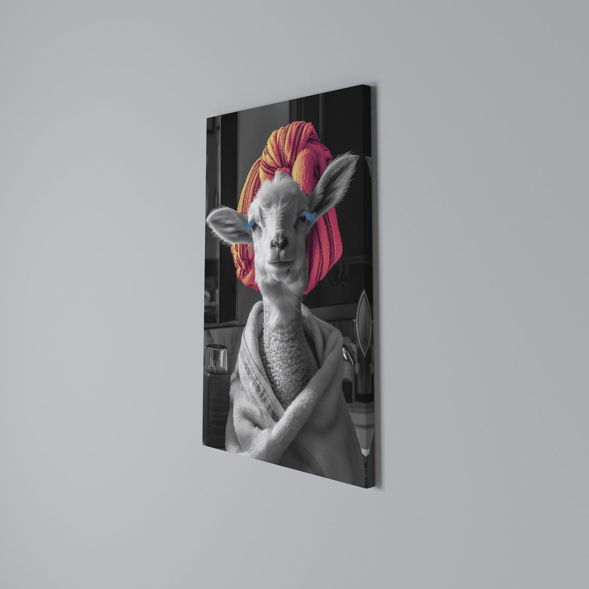 COUTURE CUDDLE Vertical Canvas Print