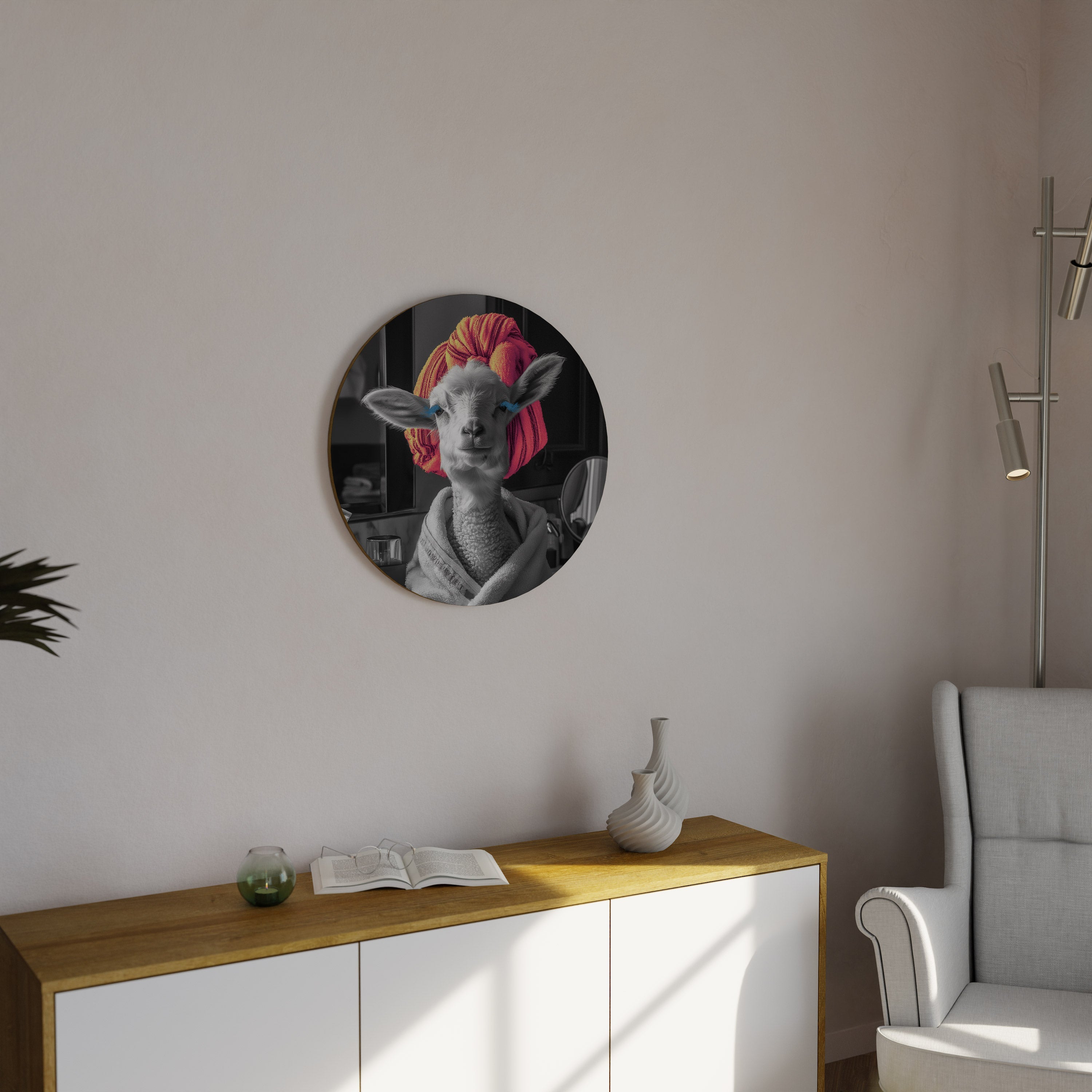 COUTURE CUDDLE Quadro Redondo Decorativo