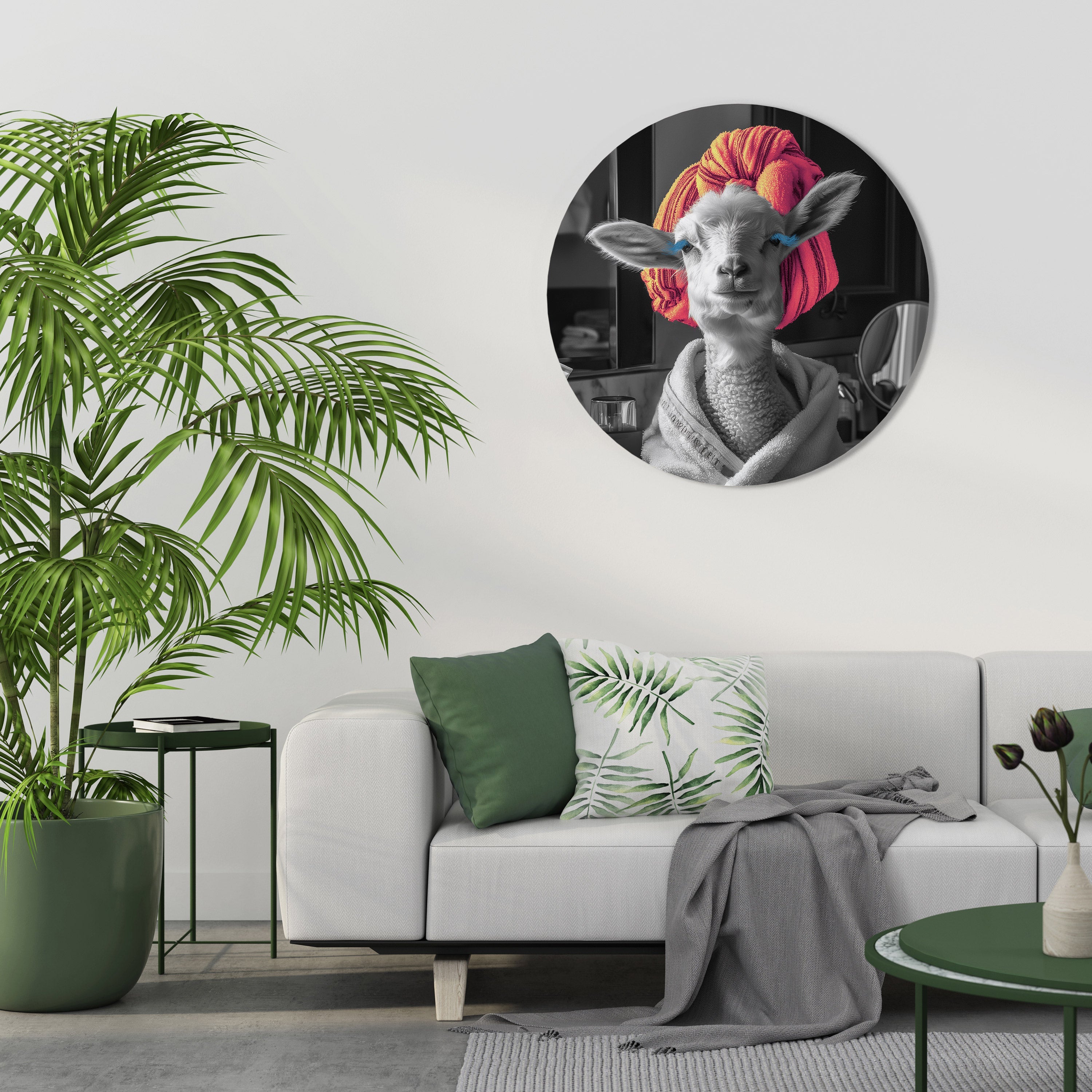 COUTURE CUDDLE Quadro Redondo Decorativo