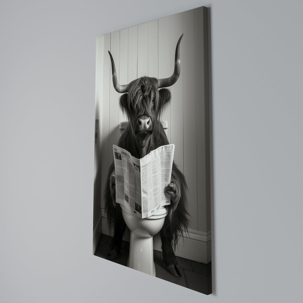 MOO-DY NEWS BREAK Quadro em tela vertical