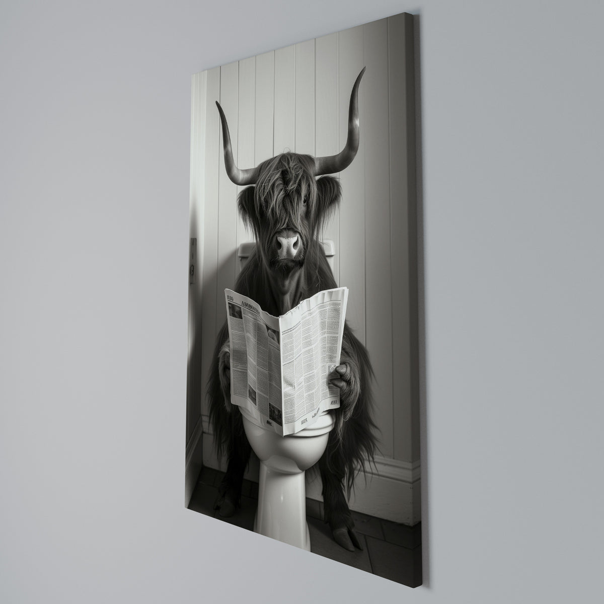MOO-DY NEWS BREAK Quadro em tela vertical