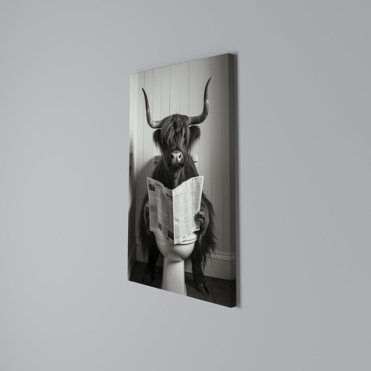 MOO-DY NEWS BREAK Quadro em tela vertical