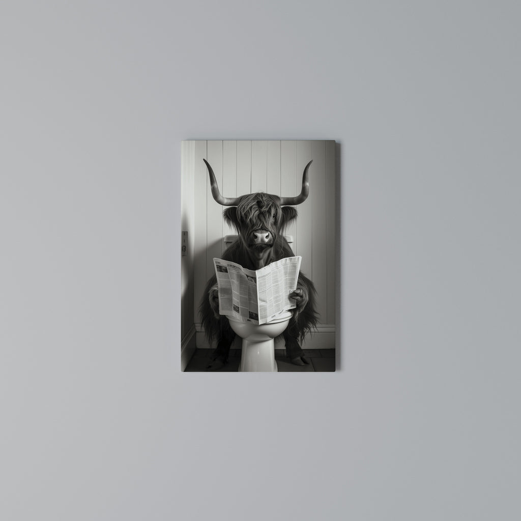 MOO-DY NEWS BREAK Quadro em tela vertical