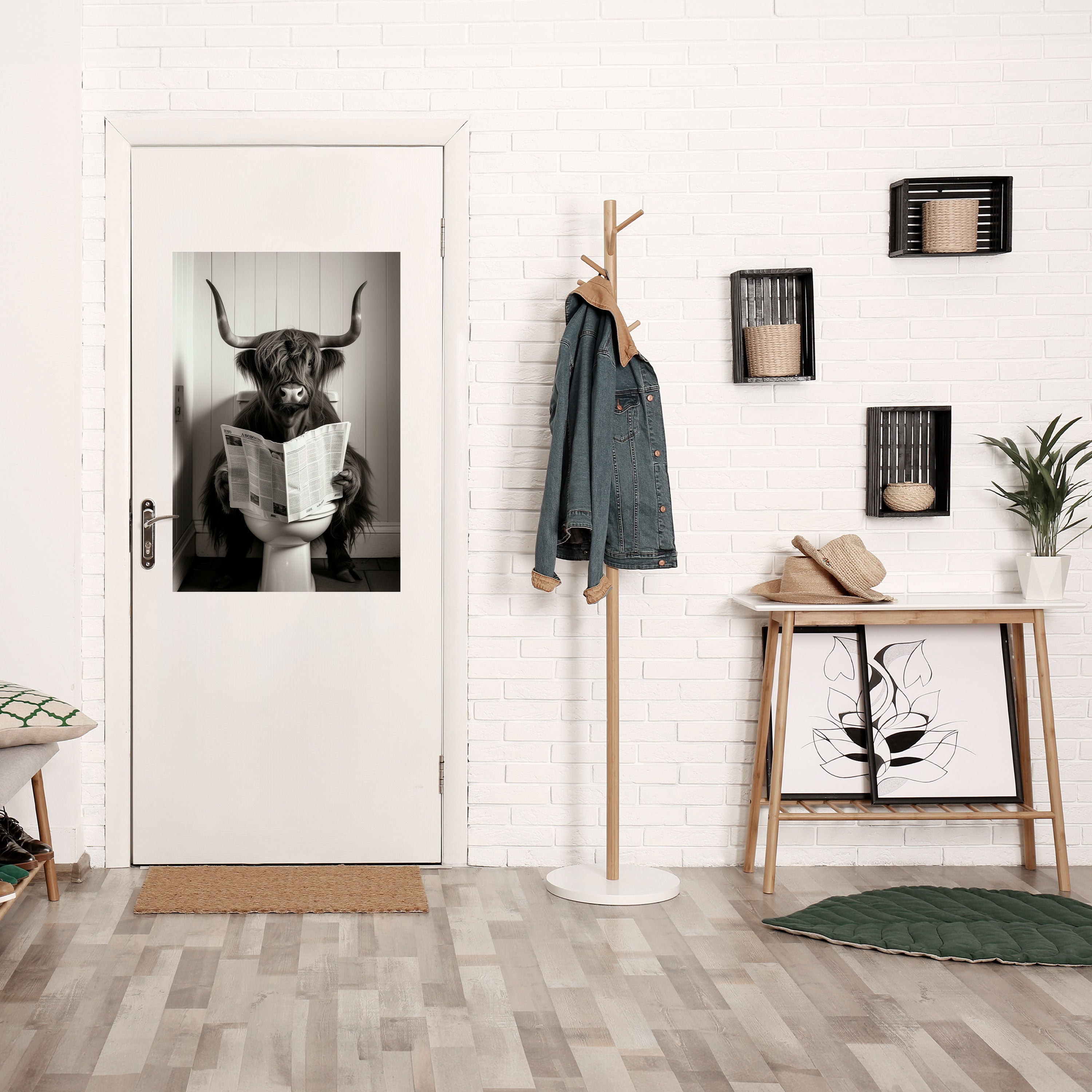 MOO-DY NEWS BREAK Poster Vertical Autocolante