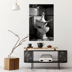 DUCKS IN THE CITY Peel and Stick Vertical Poster