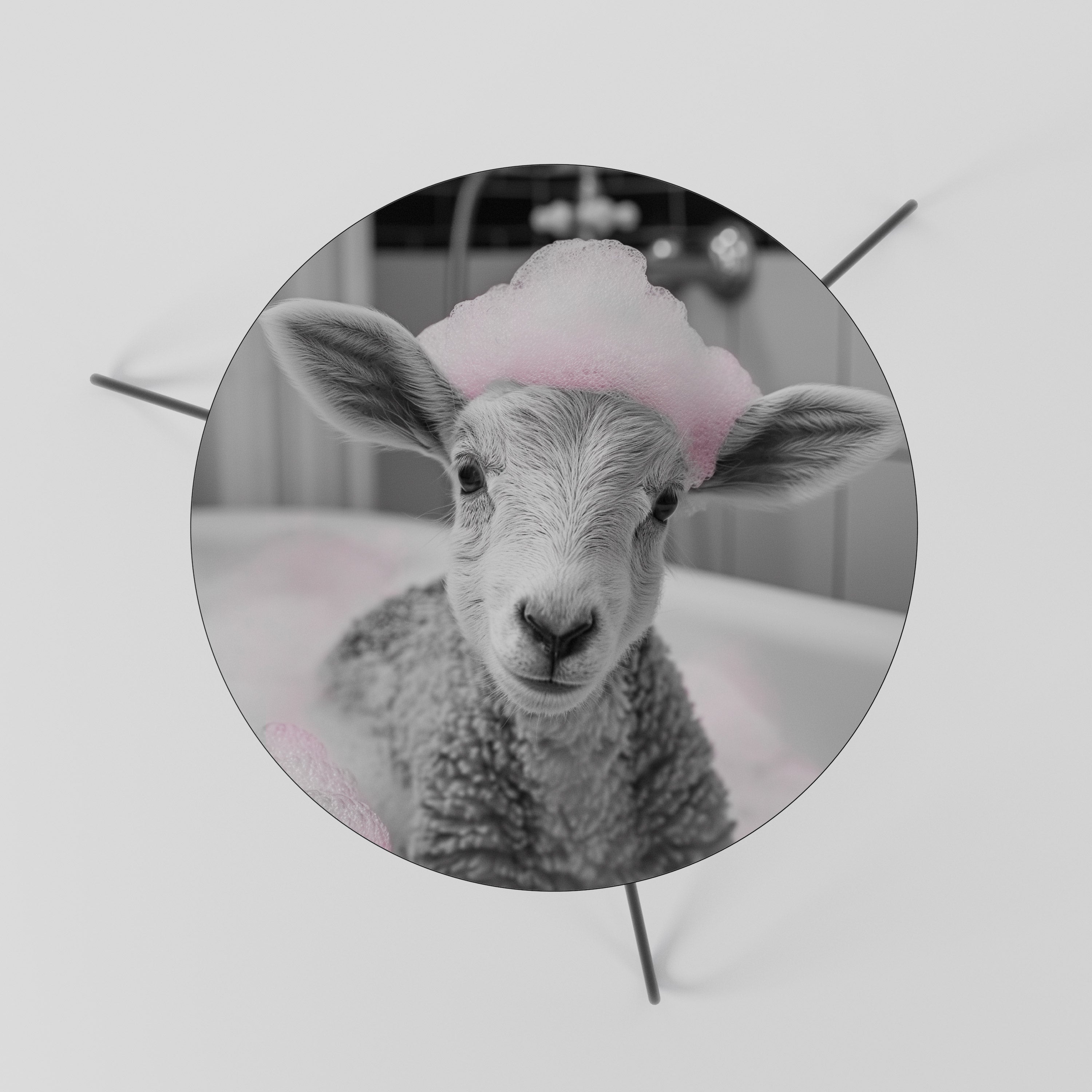 PINK CLOUD BATH TIME Mesa de Centro 60