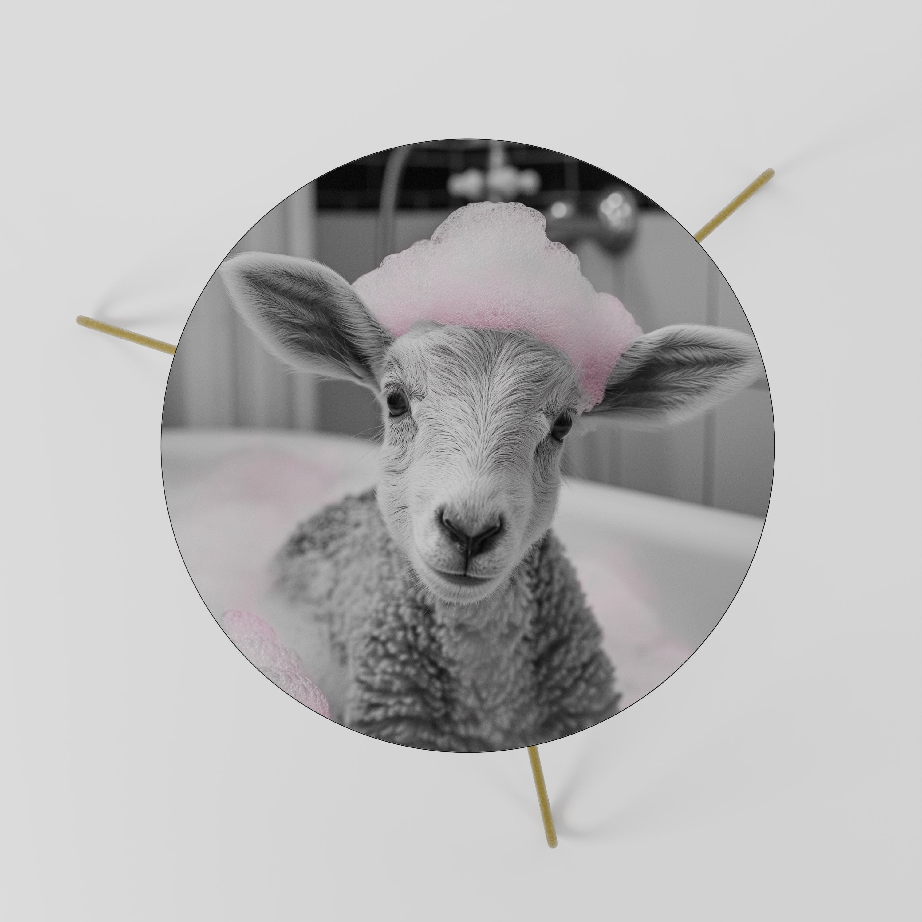 PINK CLOUD BATH TIME Mesa de Centro 60