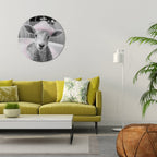 PINK CLOUD BATH TIME Quadro Redondo Decorativo