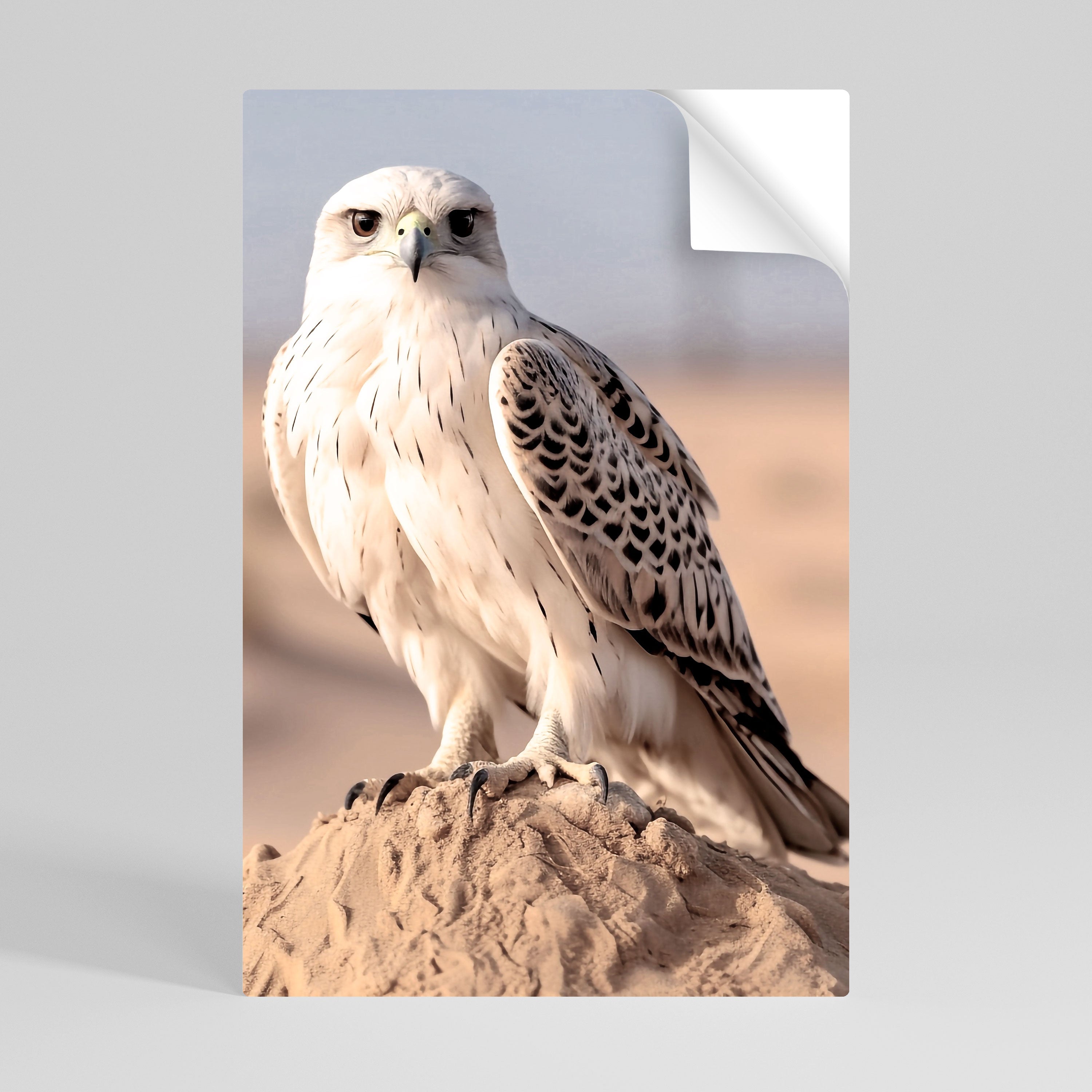 SILENT WINGS OF POWER Poster Vertical Autocolante