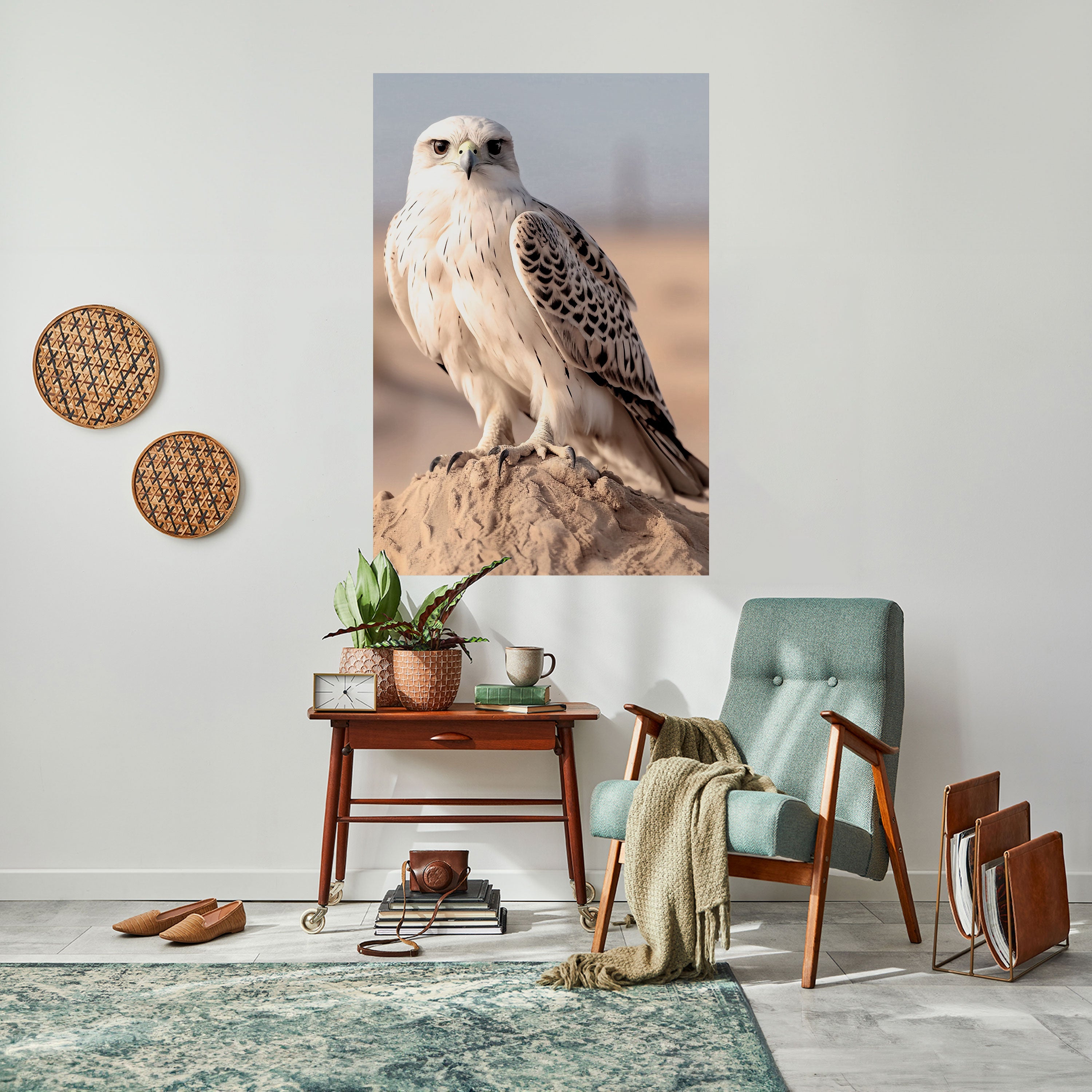 SILENT WINGS OF POWER Poster Vertical Autocolante