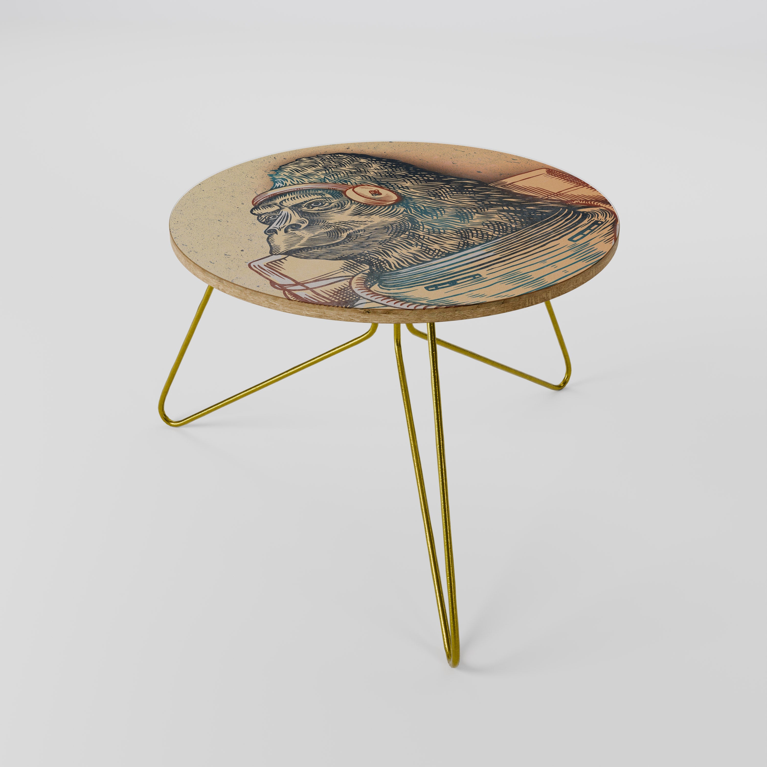 GORILLA GROOVE Mesa de Centro 60