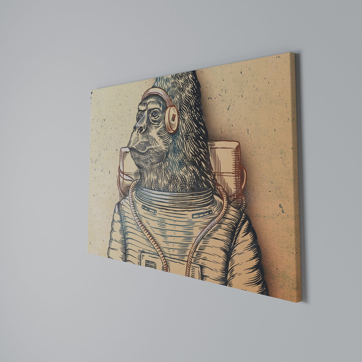 GORILLA GROOVE Horizontal Canvas Print