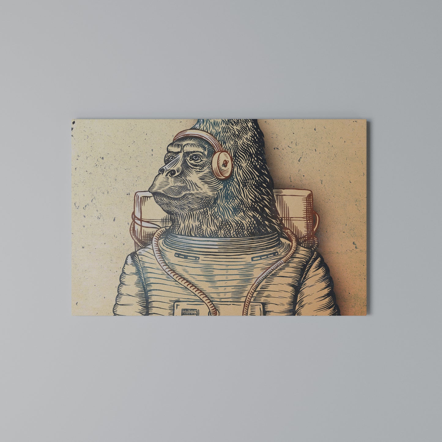 GORILLA GROOVE Horizontal Canvas Print