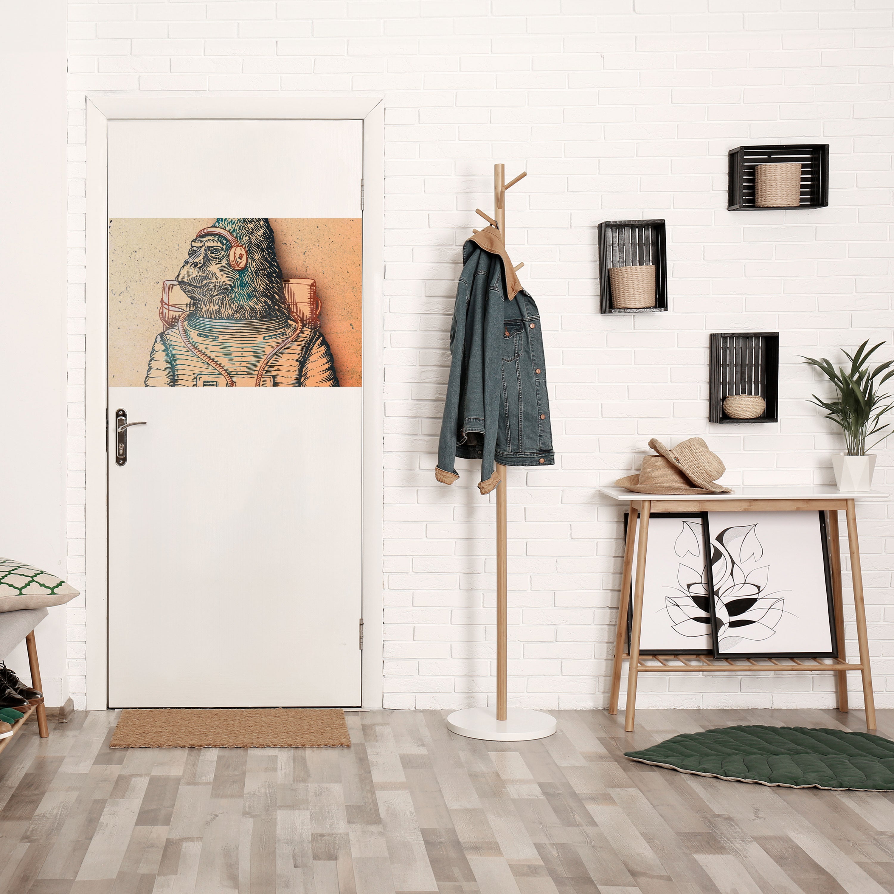 GORILLA GROOVE Peel and Stick Horizontal Poster