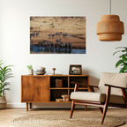 THE ZEBRA HARMONY Peel and Stick Horizontal Poster