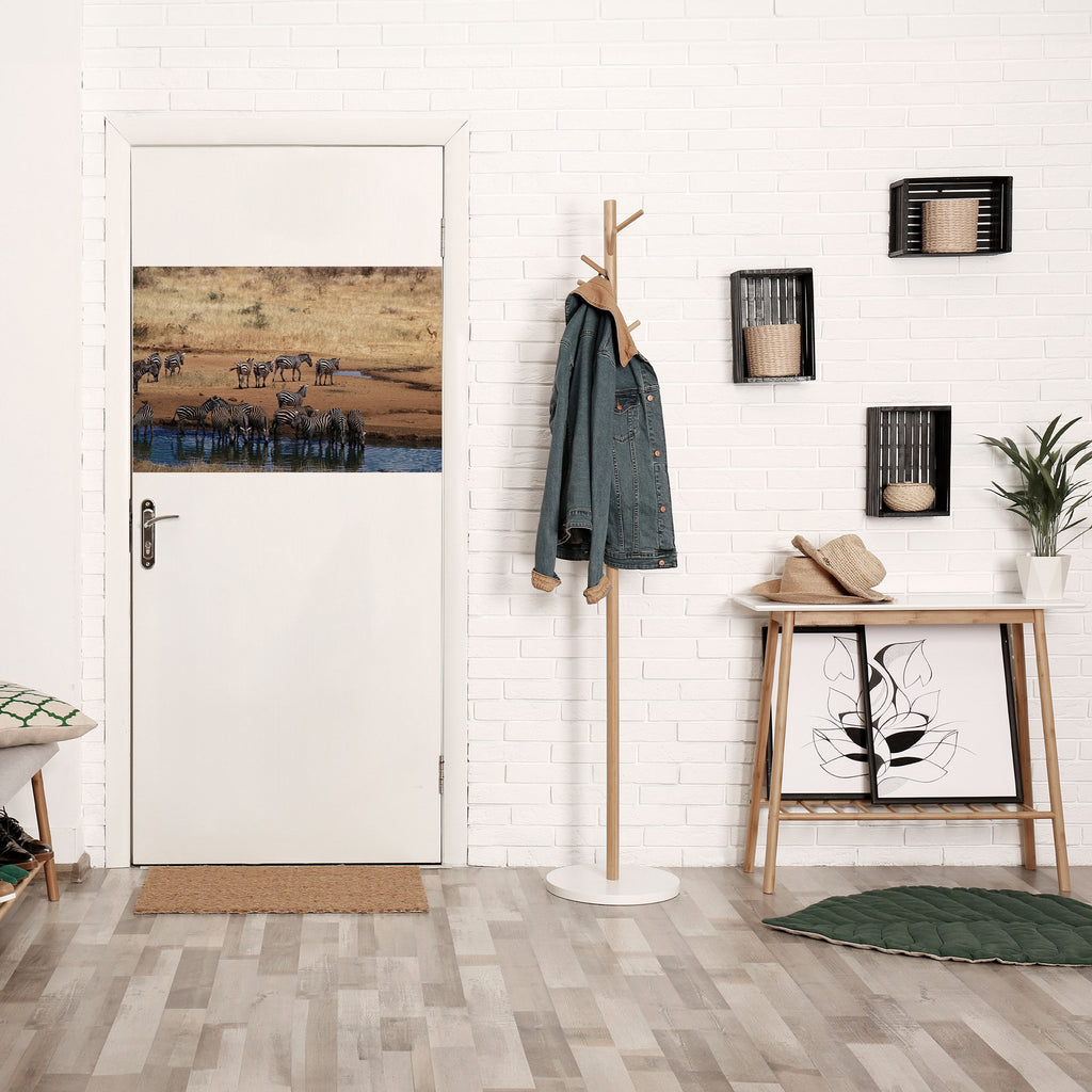 THE ZEBRA HARMONY Peel and Stick Horizontal Poster