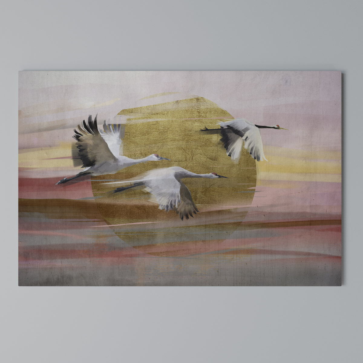 ELEGANT FLIGHT SYMPHONY Horizontal Canvas Print
