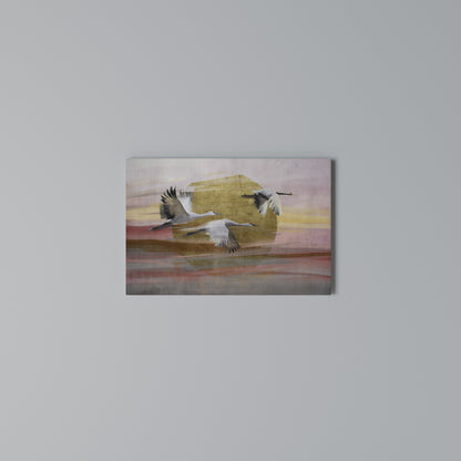 ELEGANT FLIGHT SYMPHONY Horizontal Canvas Print
