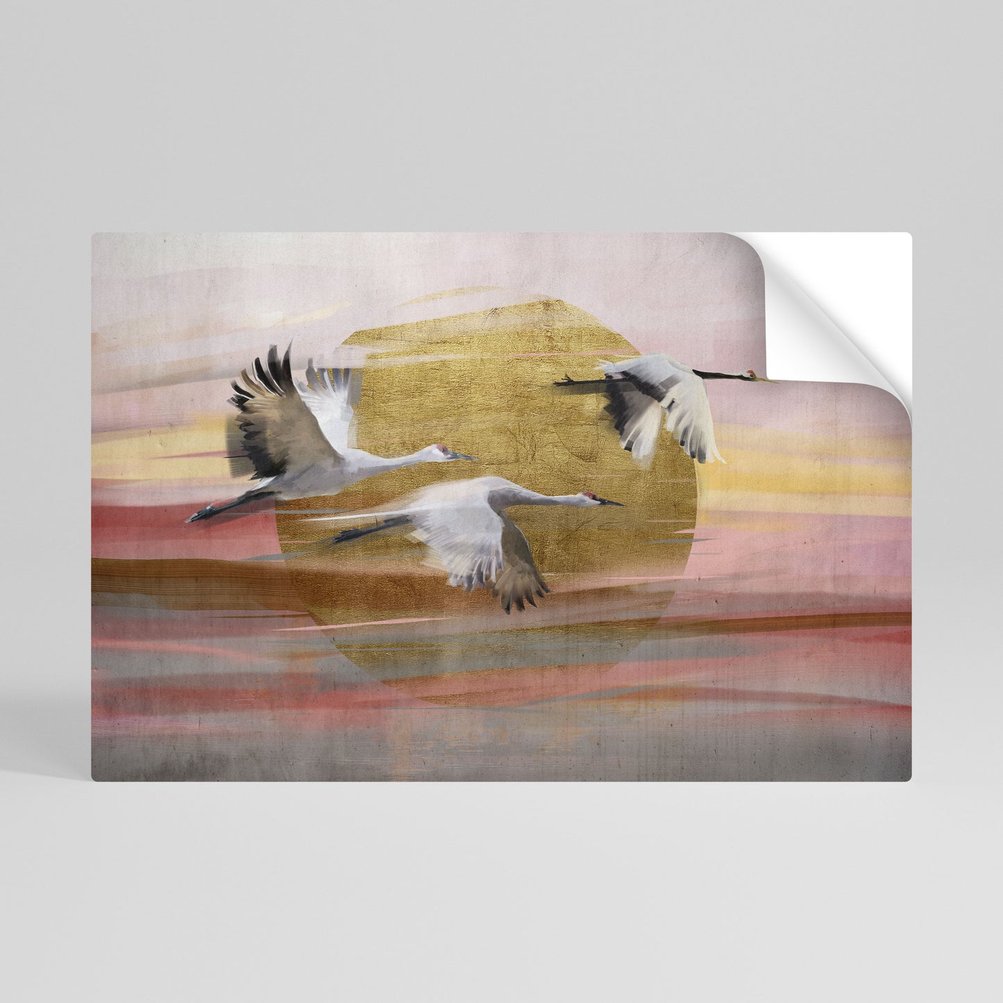 ELEGANT FLIGHT SYMPHONY Póster Autocolante Horizontal