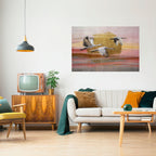 ELEGANT FLIGHT SYMPHONY Poster Horizontal Autocolante