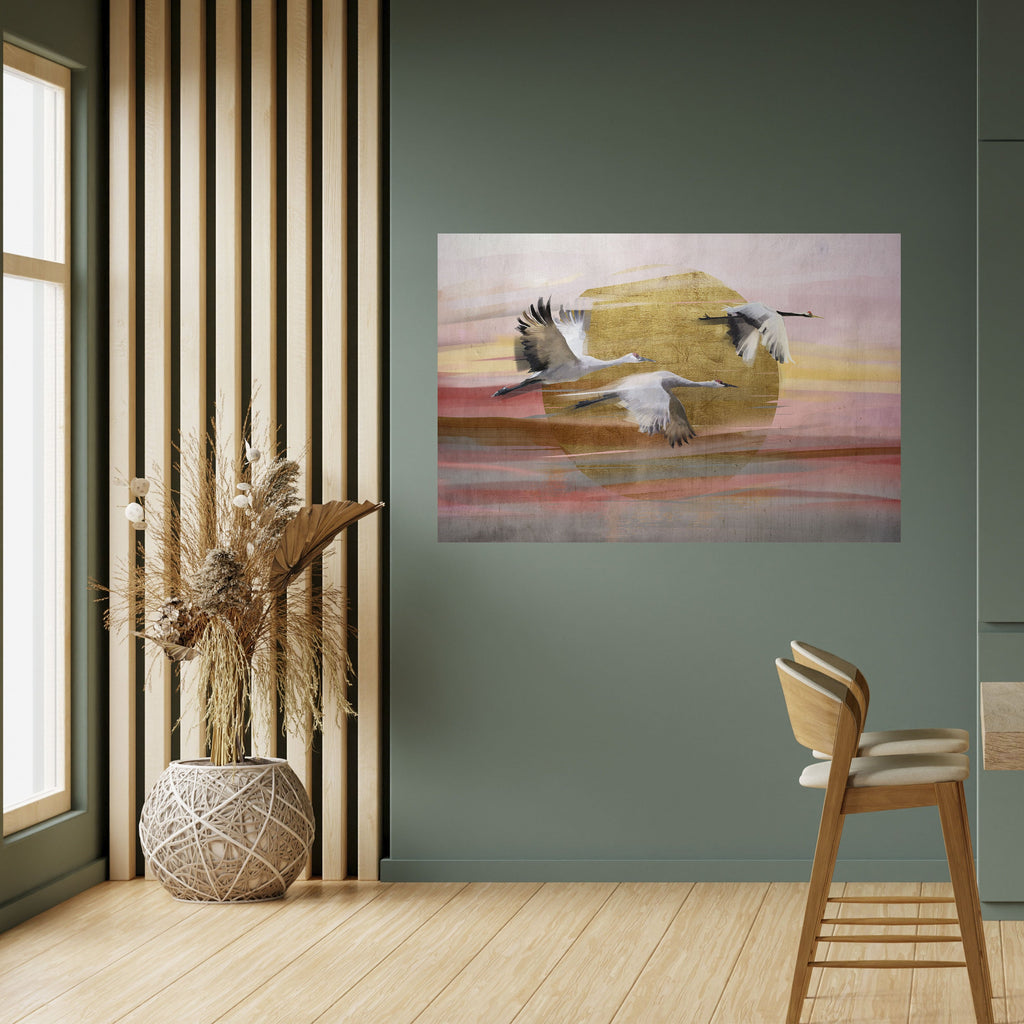 ELEGANT FLIGHT SYMPHONY Poster Horizontal Autocolante