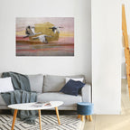 ELEGANT FLIGHT SYMPHONY Poster Horizontal Autocolante