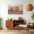 ELEGANT FLIGHT SYMPHONY Poster Horizontal Autocolante