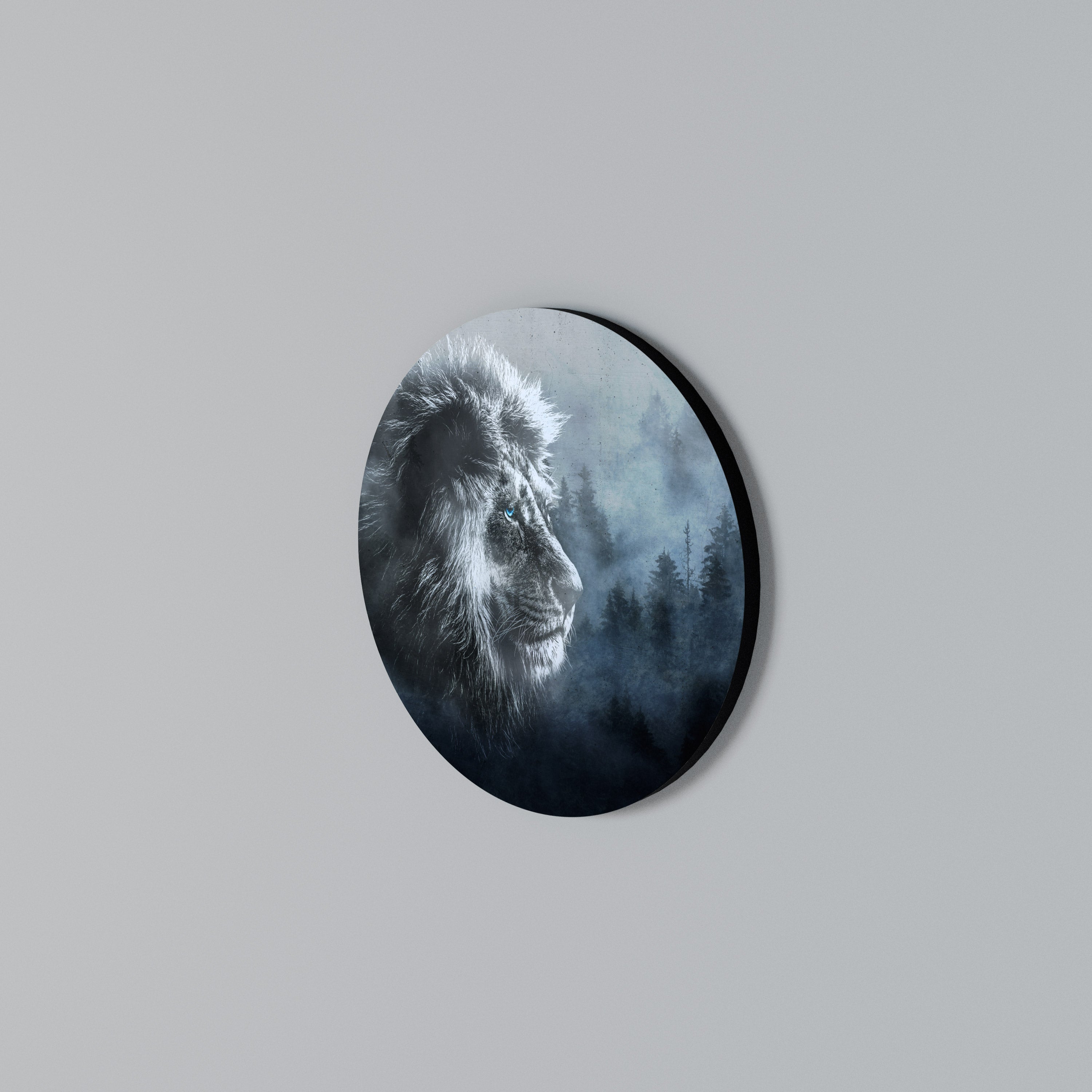 FROSTED ROYALTY Arte de Parede Redonda