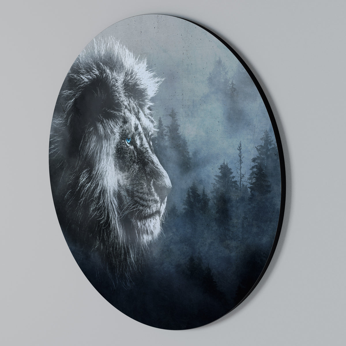 FROSTED ROYALTY Arte de Parede Redonda
