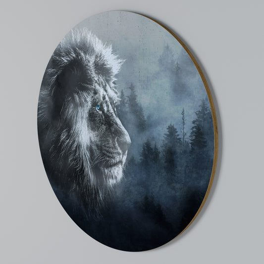 FROSTED ROYALTY Arte de Parede Redonda