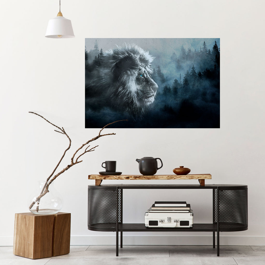 FROSTED ROYALTY Peel and Stick Horizontal Poster