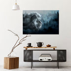 FROSTED ROYALTY Peel and Stick Horizontal Poster