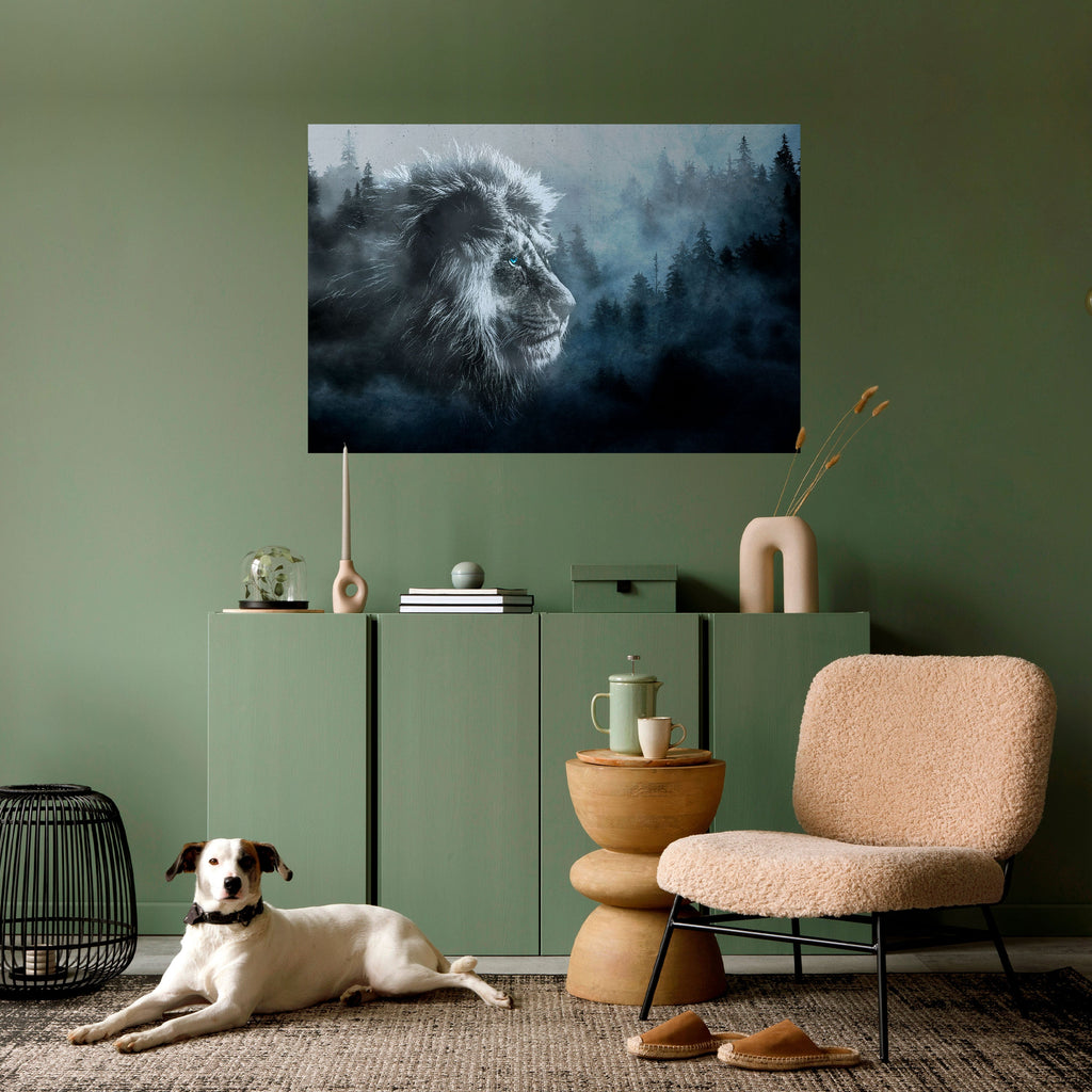 FROSTED ROYALTY Peel and Stick Horizontal Poster