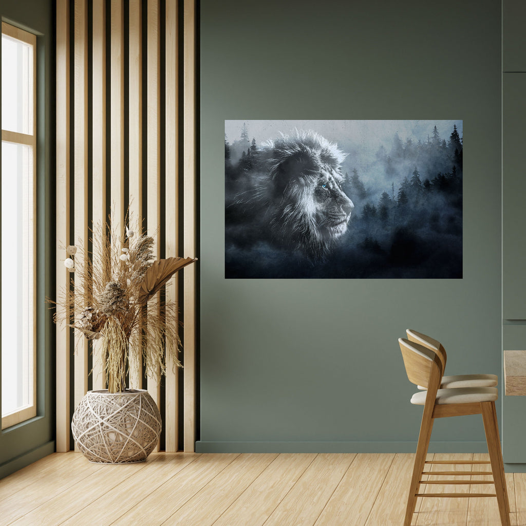 FROSTED ROYALTY Peel and Stick Horizontal Poster