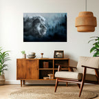 FROSTED ROYALTY Peel and Stick Horizontal Poster