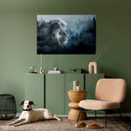 FROSTED ROYALTY Peel and Stick Horizontal Poster