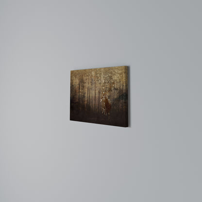 WHISPERING WOODS MYSTIQUE Horizontal Canvas Print