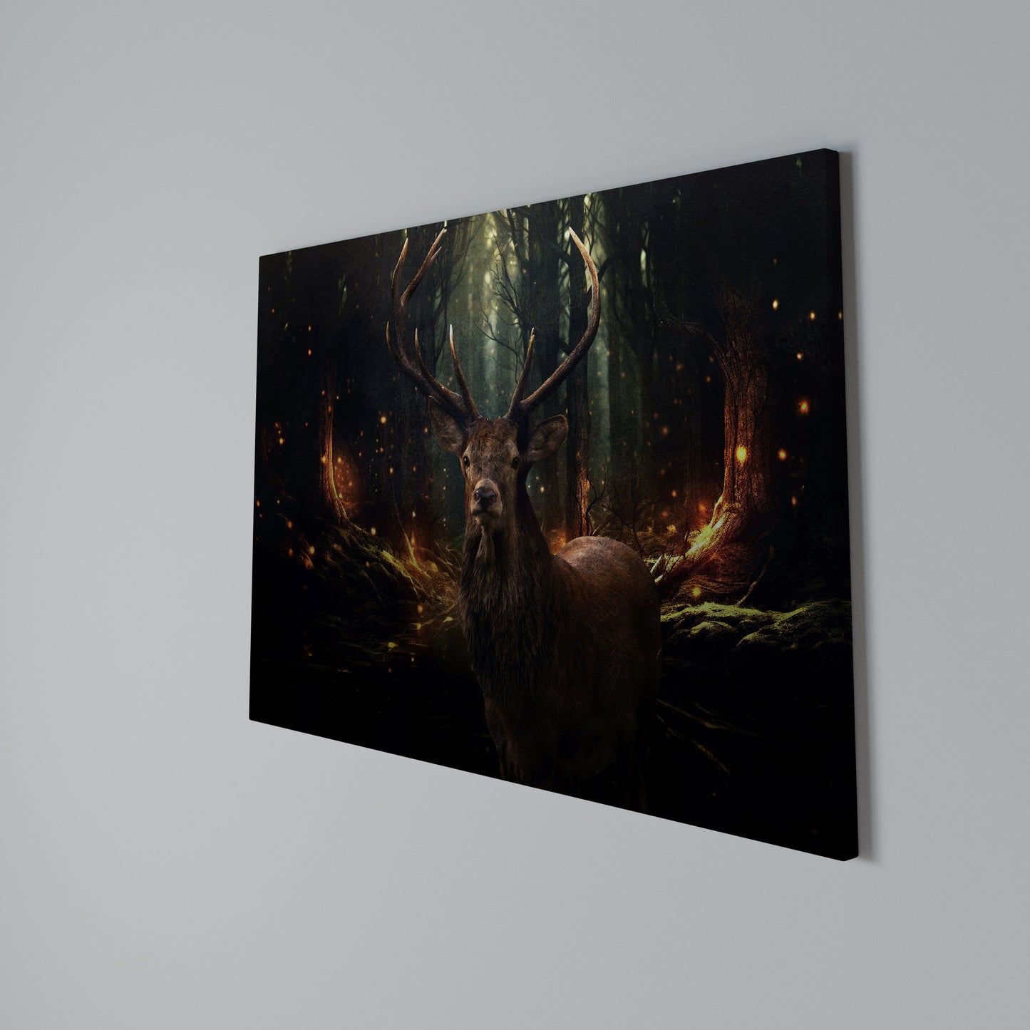ENCHANTED FOREST GUARDIAN Horizontal Canvas Print