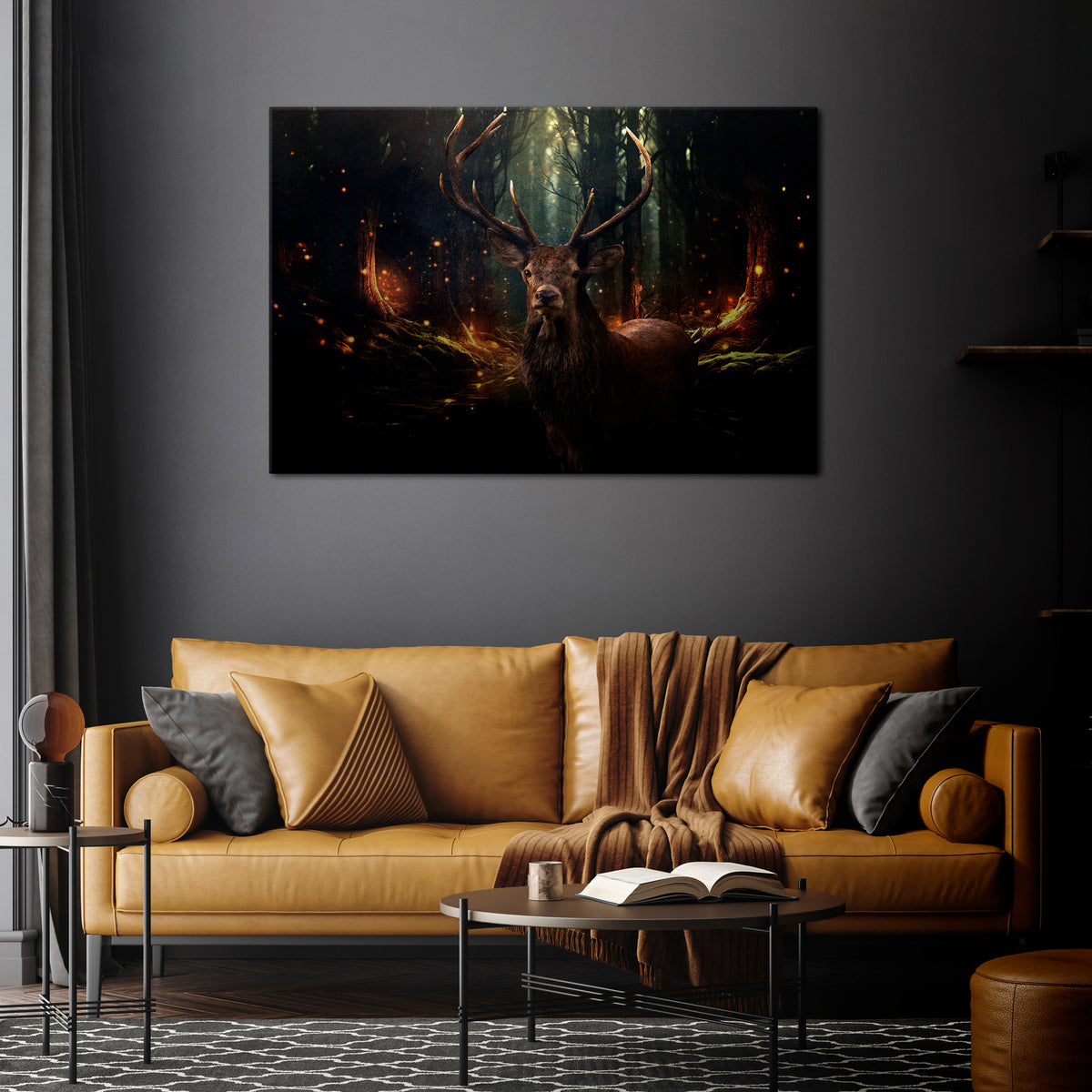 ENCHANTED FOREST GUARDIAN Horizontal Canvas Print