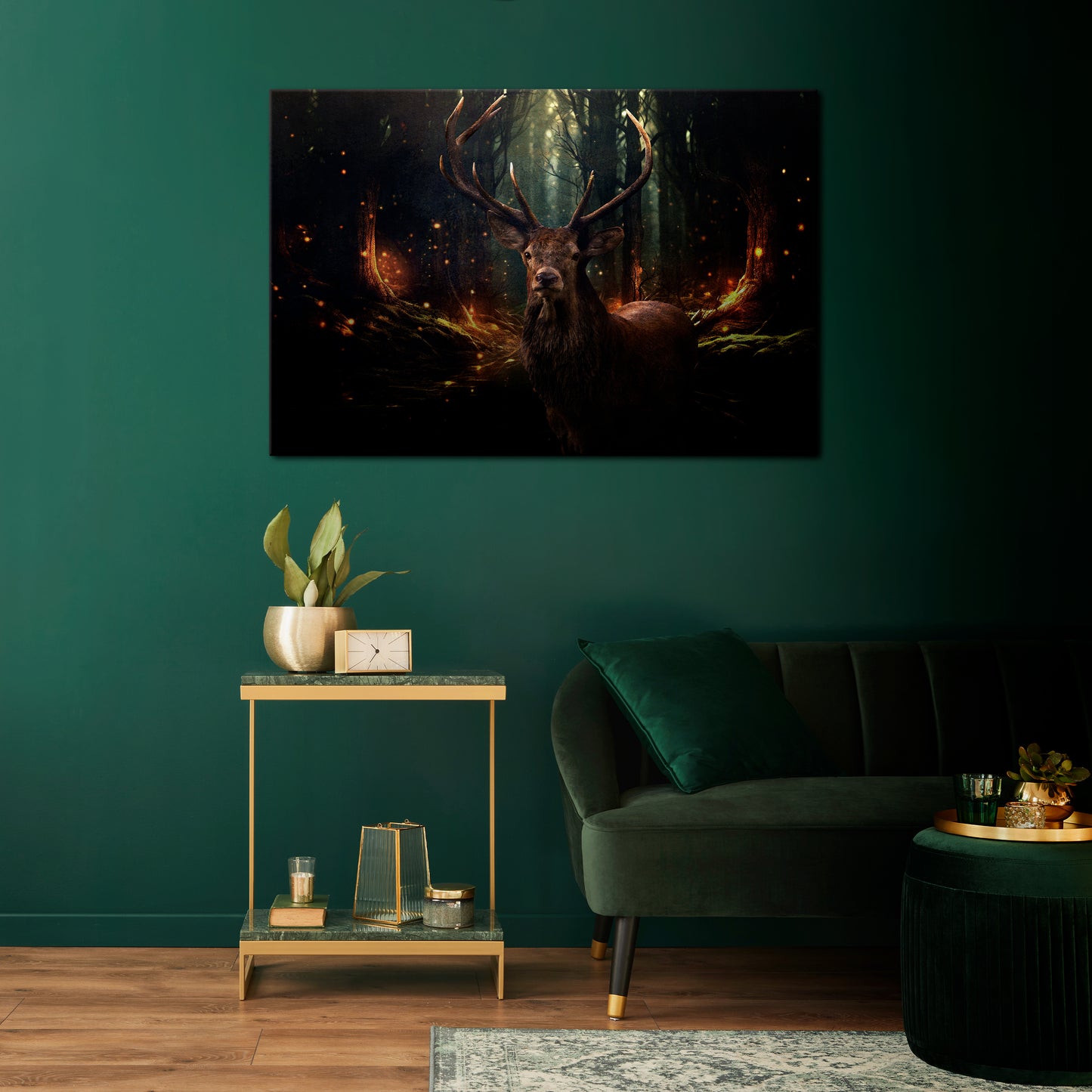 ENCHANTED FOREST GUARDIAN Horizontal Canvas Print