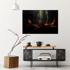 ENCHANTED FOREST GUARDIAN Poster Horizontal Autocolante
