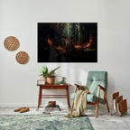 ENCHANTED FOREST GUARDIAN Poster Horizontal Autocolante