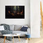 ENCHANTED FOREST GUARDIAN Poster Horizontal Autocolante