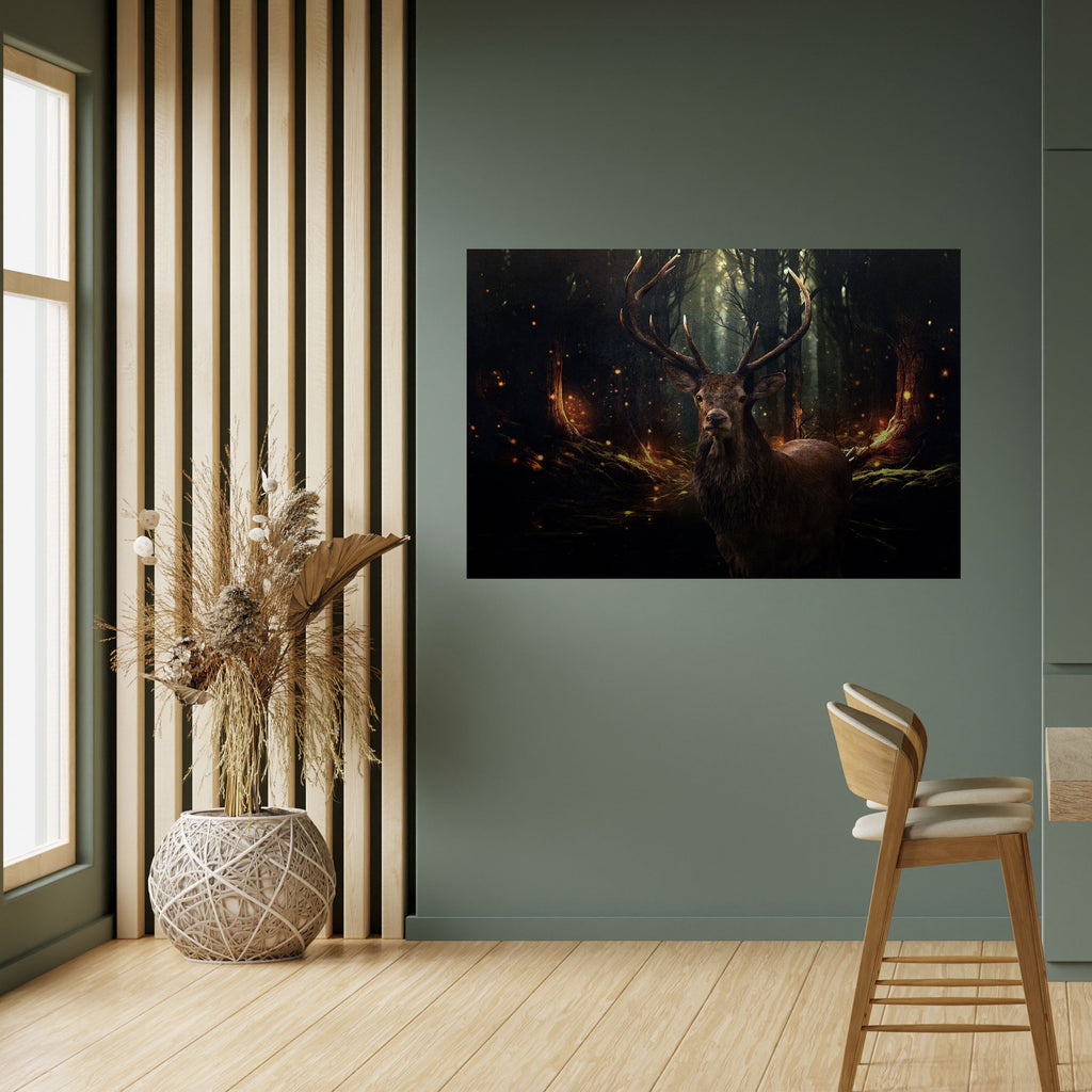 ENCHANTED FOREST GUARDIAN Poster Horizontal Autocolante