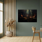 ENCHANTED FOREST GUARDIAN Poster Horizontal Autocolante