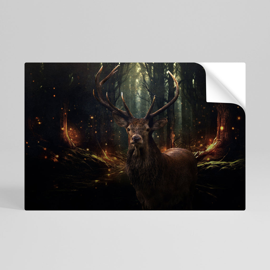 ENCHANTED FOREST GUARDIAN Poster Horizontal Autocolante