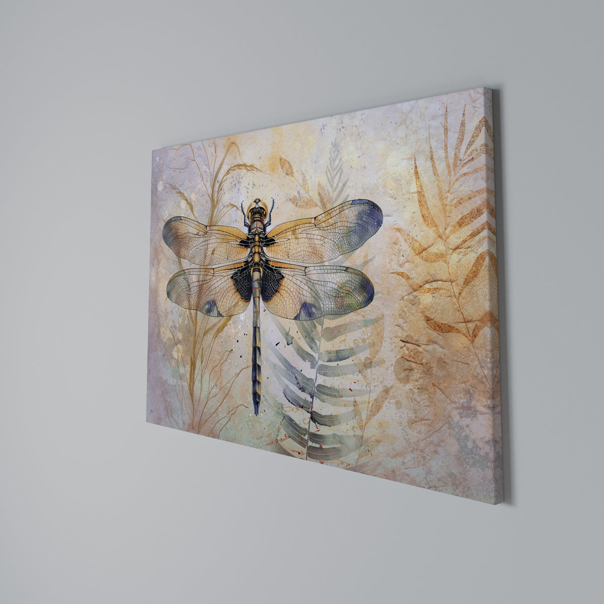 HER HIGHNESS DRAGONFLY Horizontal Canvas Print