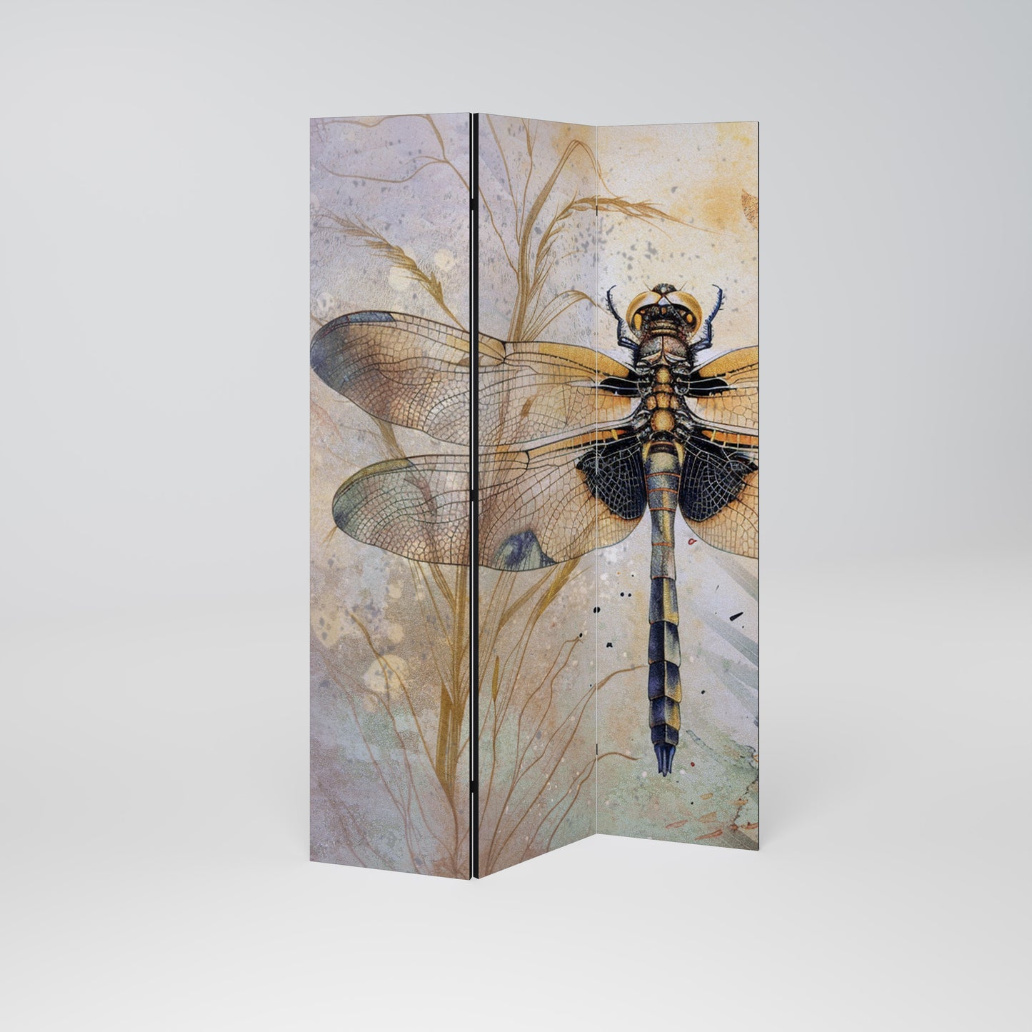 HER HIGHNESS DRAGONFLY Biombo de 3 Painéis