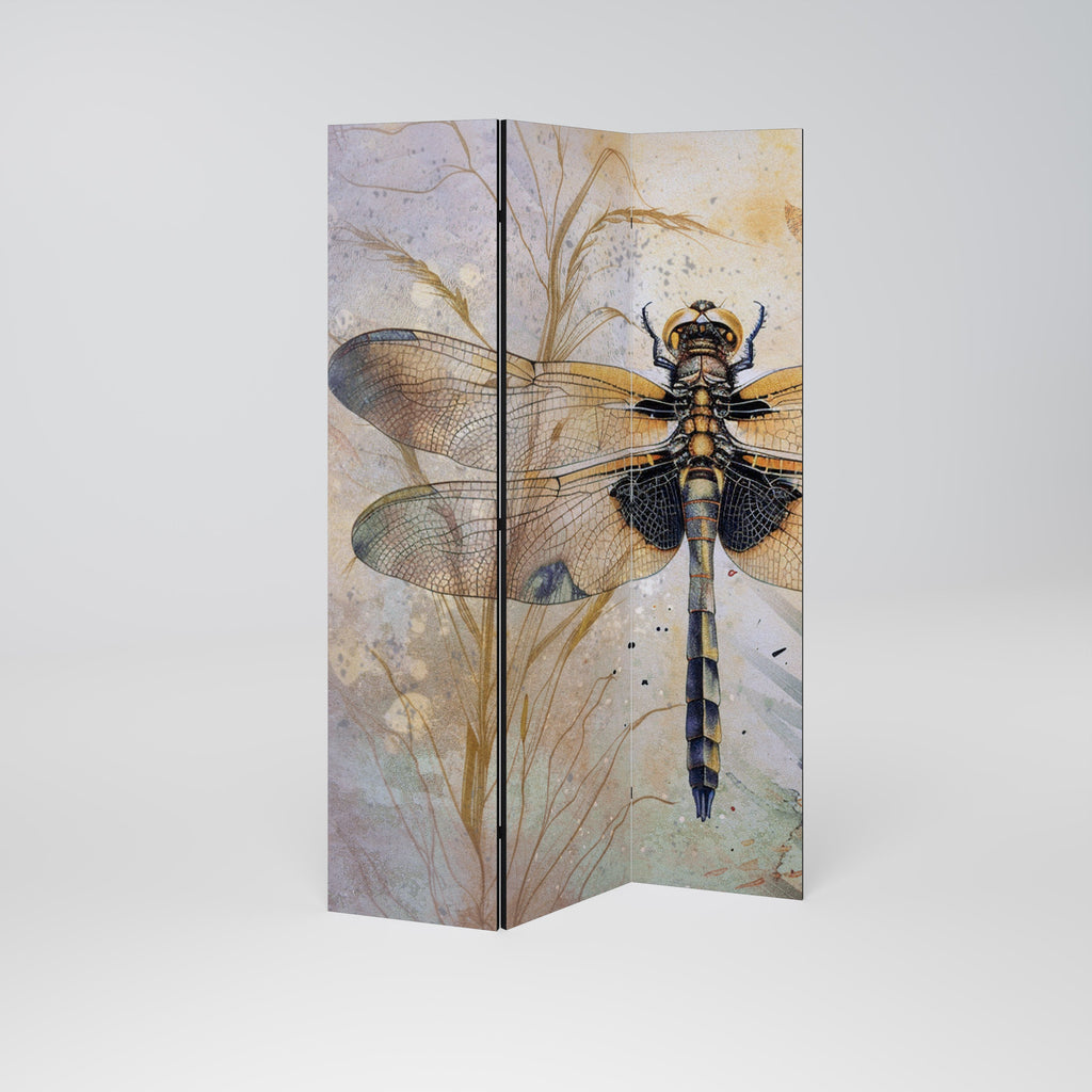 HER HIGHNESS DRAGONFLY Biombo Decorativo de 3 Painéis