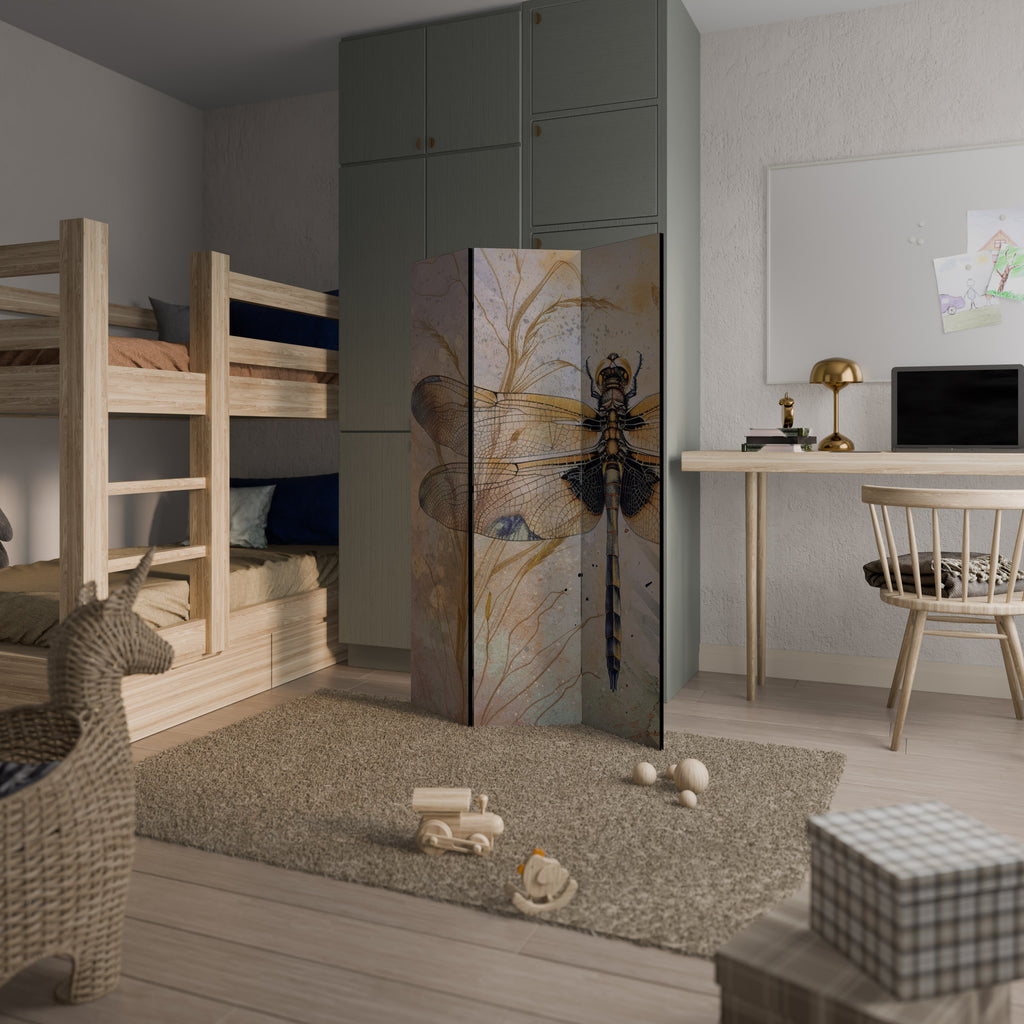 HER HIGHNESS DRAGONFLY Biombo de 3 Painéis